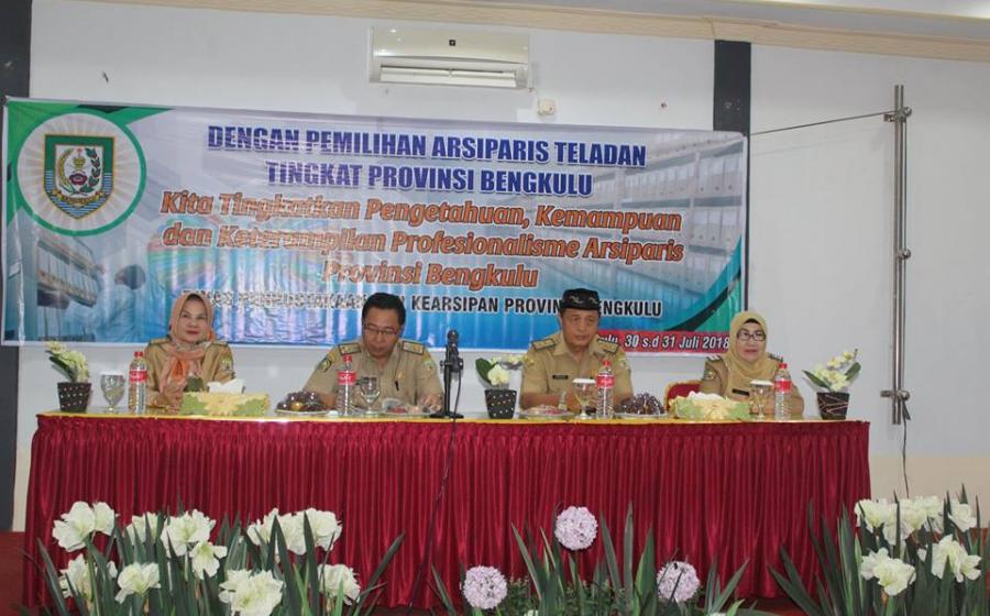pemilihan arsipasi teladan tingkat provinsi tahun 2018