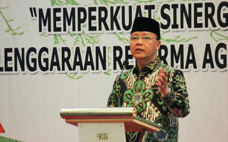 Plt Gubernur Bengkulu Buka Rakor Gugus Tunas Reforma Agraria