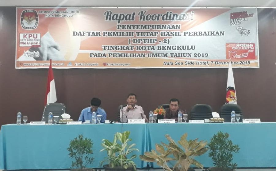 komisioner KPU Kota Bengkulu