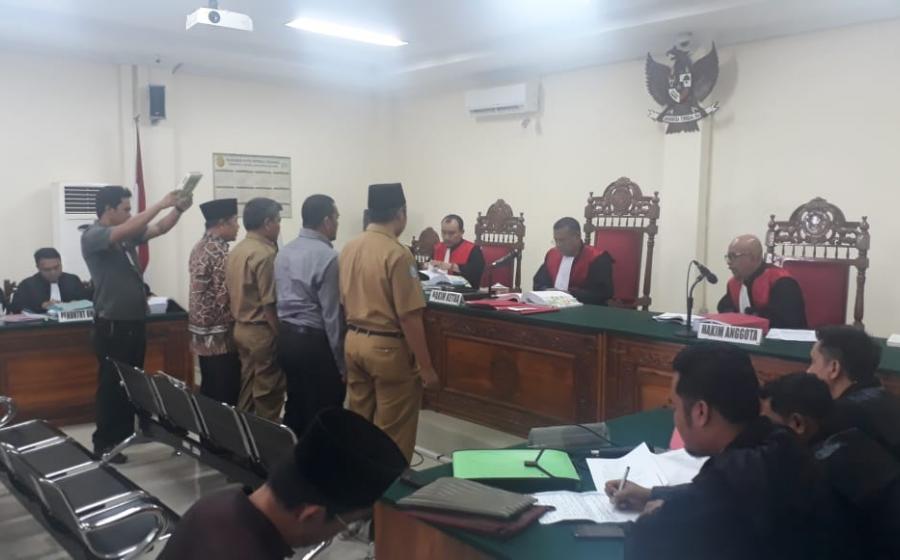 saksi terkait sidang kasus beban kerja kota bengkulu