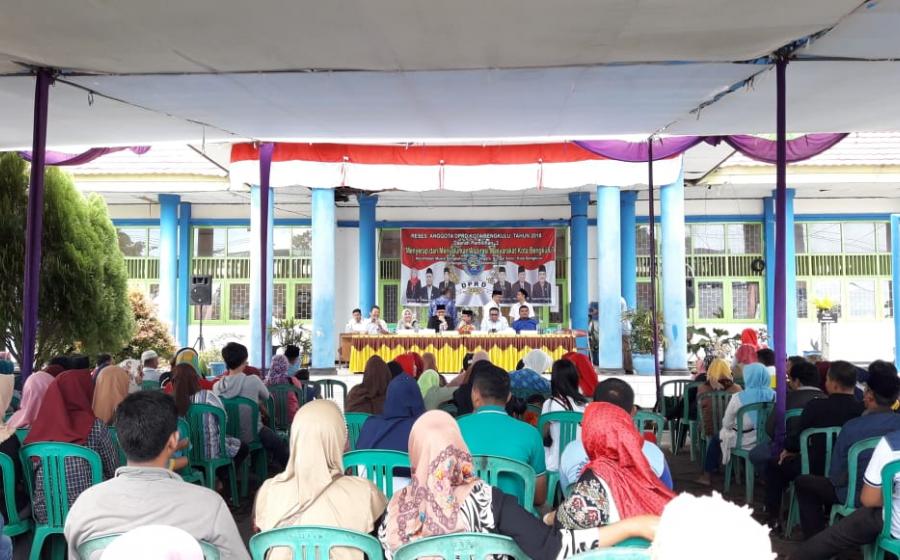 Reses Anggota DPRD Kota Bengkulu di kecamtan Muara Bangkahulu 