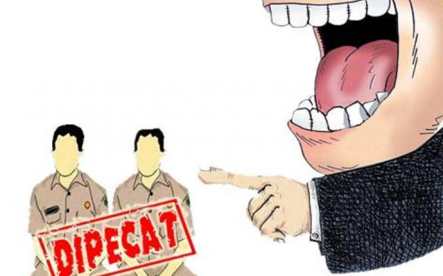 karikatur pemecatan ASN