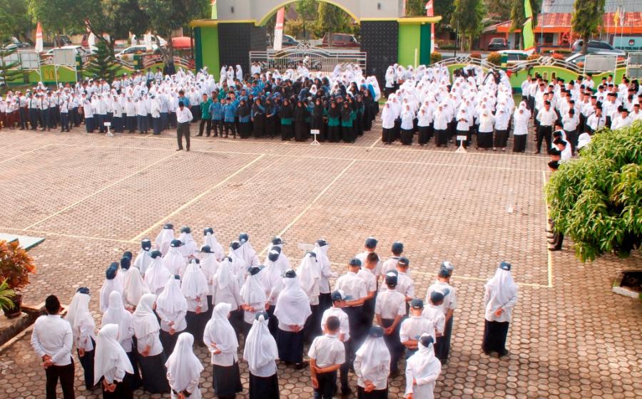 Upacara Memperingati HAB Kemenag ke-73