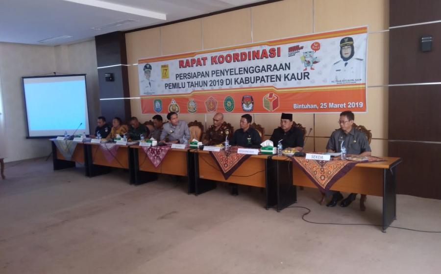 Rakor Persiapan Penyelenggaraan Pemilu Tahun 2019