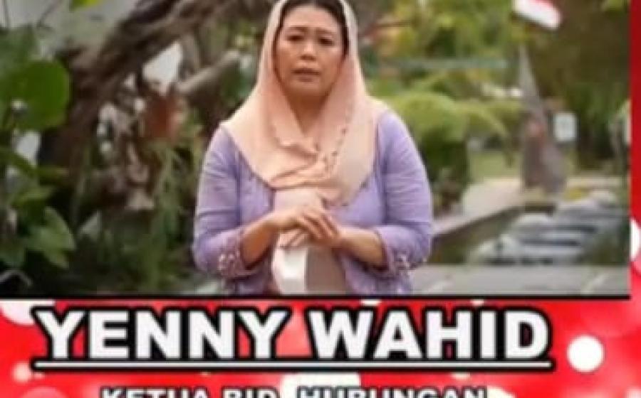 Ketua Bidang Hubungan Luar Negeri Sekaligus Pimpinan Pusat Muslimat Nahdlatul Ulama Hj Zannuba Arifah Chafsoh
