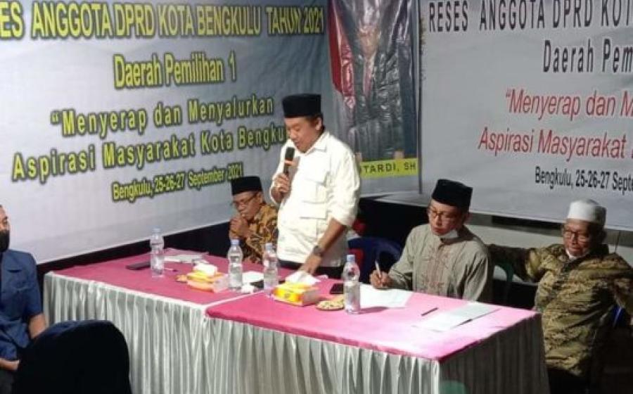 kegiatan Reses Anggota DPRD Kota Bengkulu