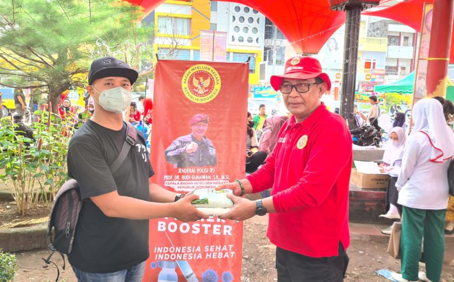 BIN Gandeng Komunitas Anak Jalanan Lakukan Percepatan Vaksinasi di Taman Smart City Kota Bengkulu