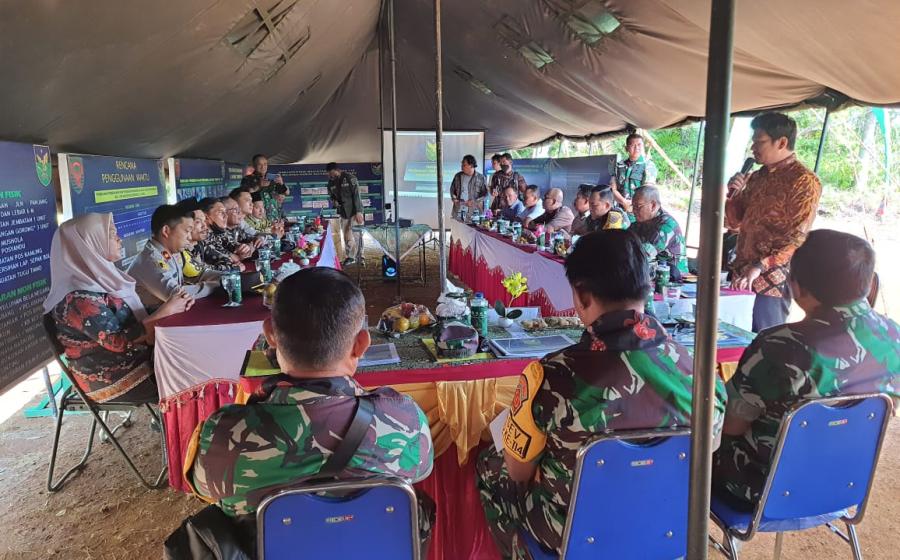 Tim Wasev Mabes TNI Kunjungi TMMD Ke-114 TA 2022 Di Wilayah Kodim 0423/BU