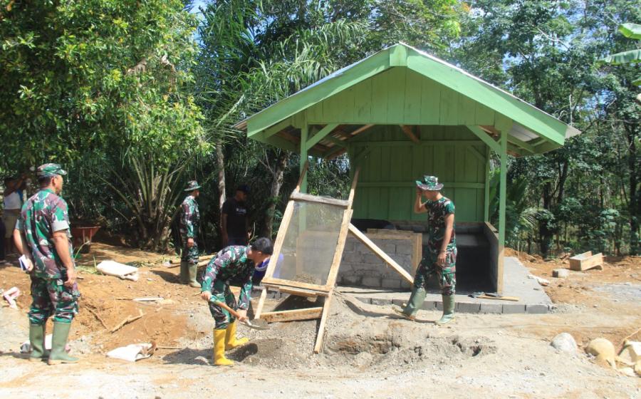 Sasaran Pos Kamling TMMD 114 Siap di Fungsikan
