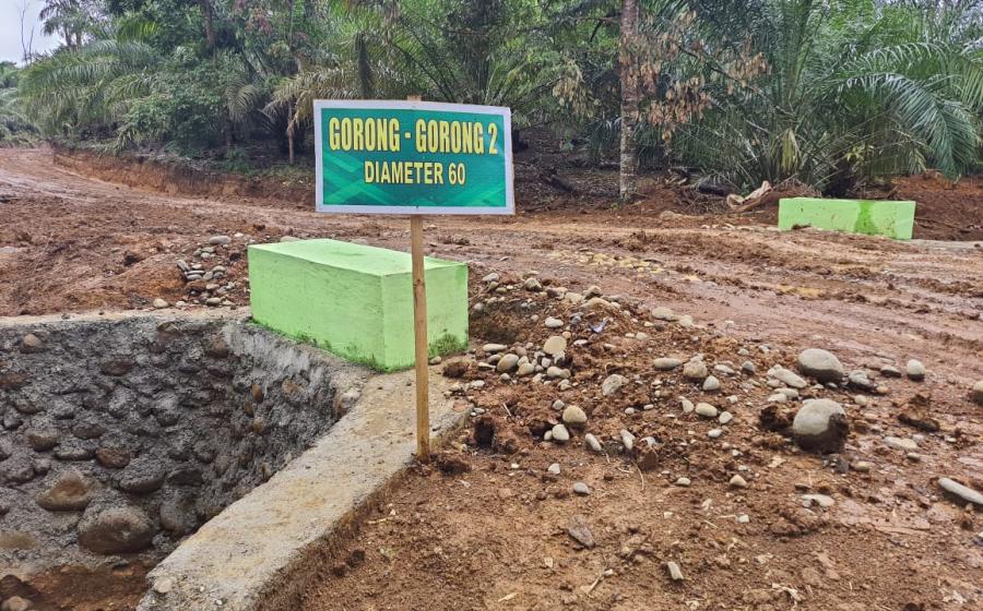 Pengerjaan Gorong- Gorong 100 persen Rampung