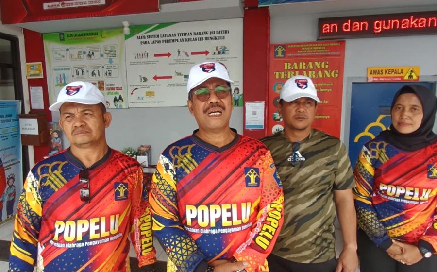  Memperingati Hari Dharma Karya Dhika ke 77 Tahun, Lapas Perempuan Kelas IIB Bengkulu menggelar turnamen bola voli. 