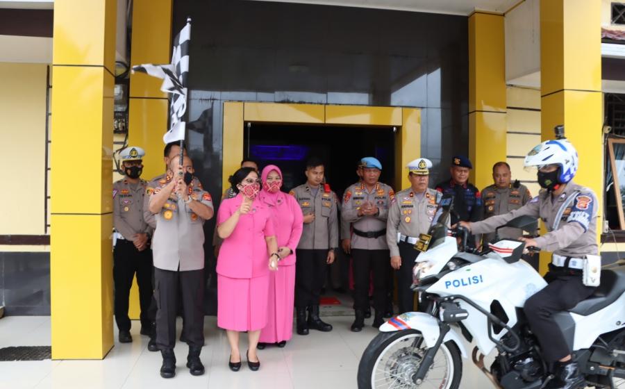 Kunker di Polres Lebong, Kapolda Bengkulu Resmikan Asrama dan ETLE