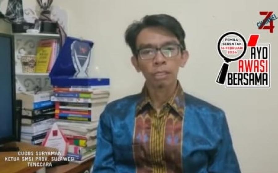 Gugus Suryaman (Ketua Serikat Media Cyber Indonesia/SMSI Sulawesi Tenggara)