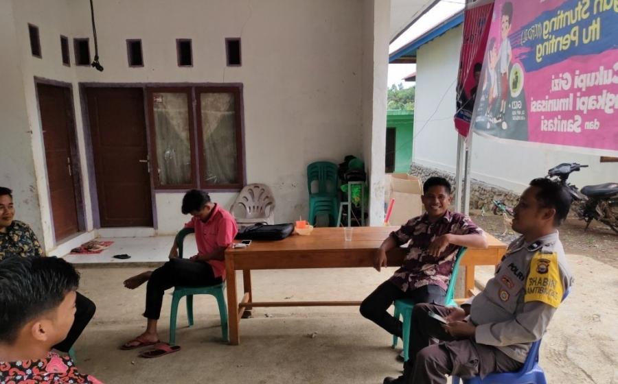 Bhabinkamtibmas Baru, Silaturahmi dan Perkenalan Diri di Desa Talang Sepakat