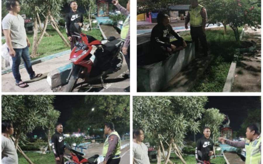 Polsek Muara Bangkahulu Sambang Dialogis di Simpang Pos Tugu Hiu 