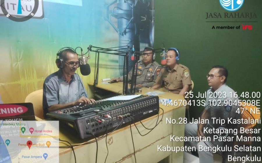 Sat Lantas, Samsat dan Jasa Raharja Gelar Dialog Interaktif Bersama di Radio Artha 