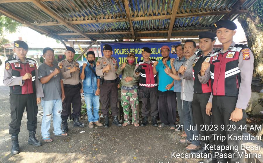 Polres BS Dengarkan Curhatan Pengelola, Warga dan Pengunjung Pasar Ampera Manna 