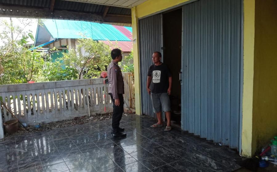 Bhabinkamtibmas Polsek Kota Manna    Sambang DDS Imbau Kamtibmas Kepada Warga Binaannya 