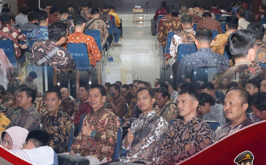 Polresta Bengkulu Ikuti Nobar Wayang Kulit di Mabes Polri Melalui Zoom Meeting