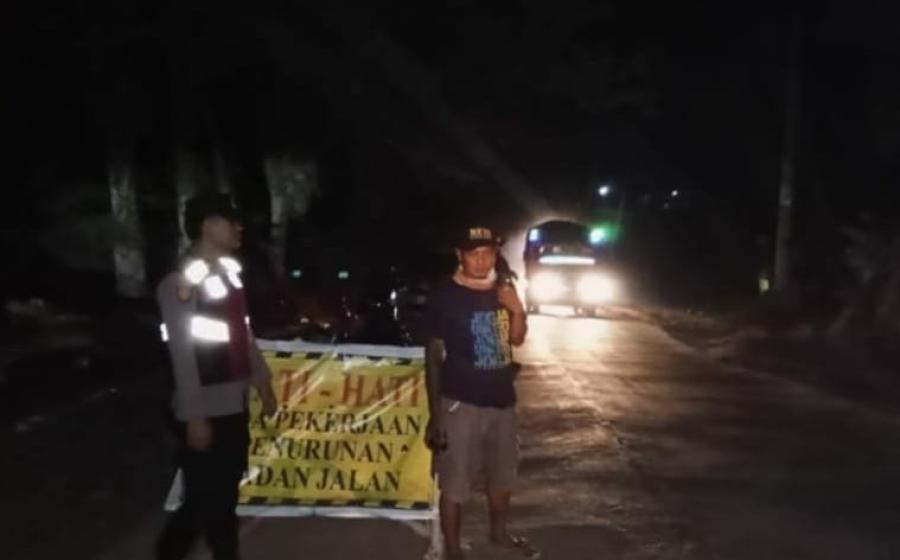 Personel Polsek Batik Nau Intensifkan Patroli Malam