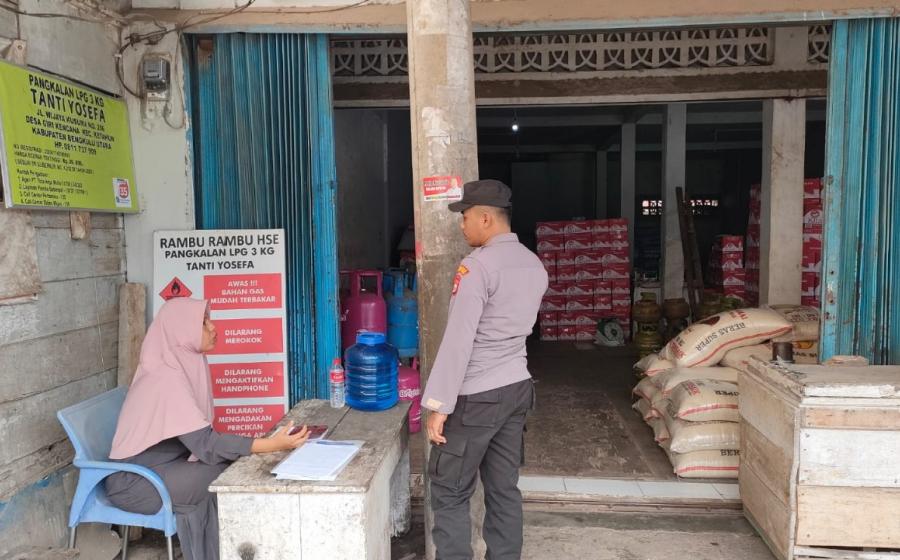 Sambang Pedagang Pasar, Polisi Jaga Stabilitas Stok Sembako