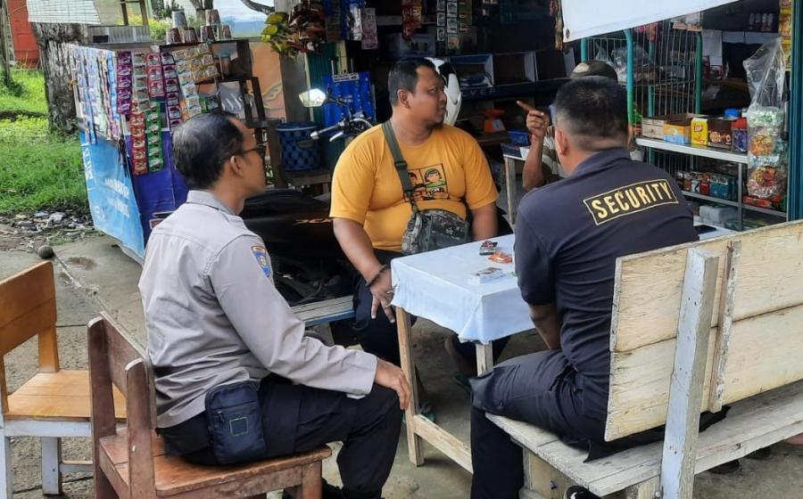 Silaturahmi, Kanit Binmas Polsek Padang Jaya Terus di Upayakan Lewat “Minggu Kasih”