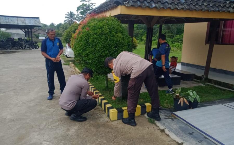 Tingkatkan Kedisiplinan, Polsek Kaur Tengah Laksankan Kurve Mako di Seputaran Kantor 