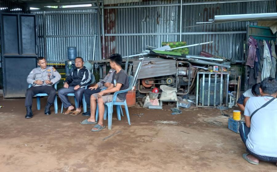 Sat Binmas Polres BU Ajak Masyarakat Ciptakan Situasi Pemilu Aman