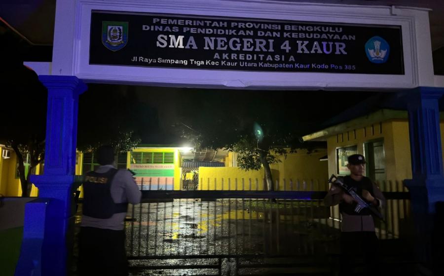 Patroli KRYD, Personel Polsek Kaur Utara Monitor Daerah Rawan Terjadinya Tindak Pidana 