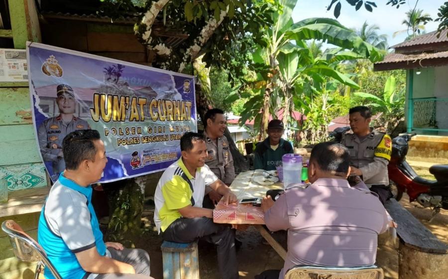 Program Jumat Curhat, Polsek Giri Mulya Tampung Keluhan Warga Desa Giri Mulya