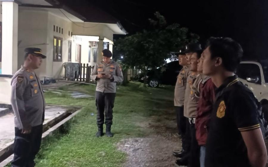 Pengamanan Kampanye Calon DPD RI, Polres Kaur Gelar Apel dan Pengecekan Personel 