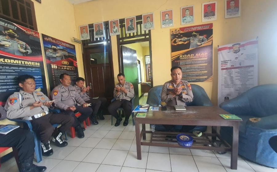 Kapolsek Giri Mulya Pimpin Kegiatan Binrohtal di Mako Polsek Giri Mulya