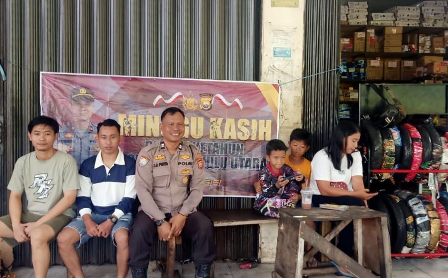 Dengan Program Minggu Kasih, Polsek Ketahun Dengar Keluahan Masyarakat