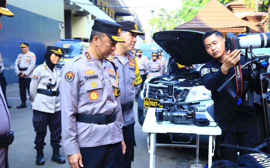 Kadiv Humas Tekankan Beberapa Hal Saat Gelar Apel Kesiapsiagaan Satgas Humas Polri  Pengamanan Nataru