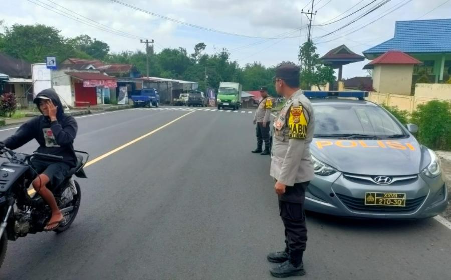 Ciptakan Rasa Aman kepada Masyarat, Polsek Curup Rutin Gelar Patroli