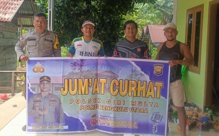 Polsek Giri Mulya Jadikan Jumat Curhat Sebagai Cooling System Jelang Pemilu 2024