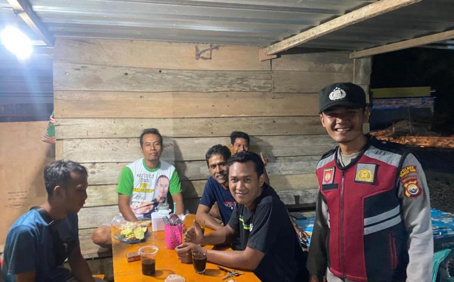 Natal dan Tahun Baru Kapolsek Batik Nau Berserta Personel Intensifkan Patroli Malam