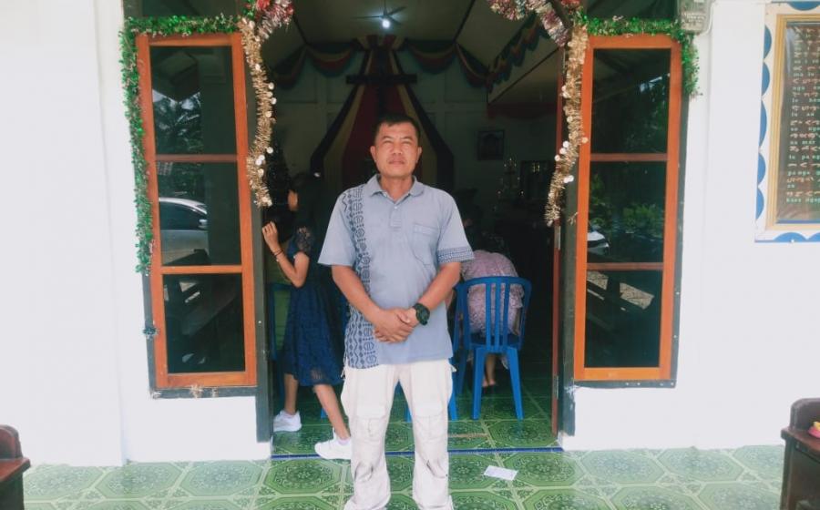 Pastikan Ibadah Natal di Desa Pasar Ketahun Berjalan Aman, Polisi Lakukan Patroli dan Pengamanan