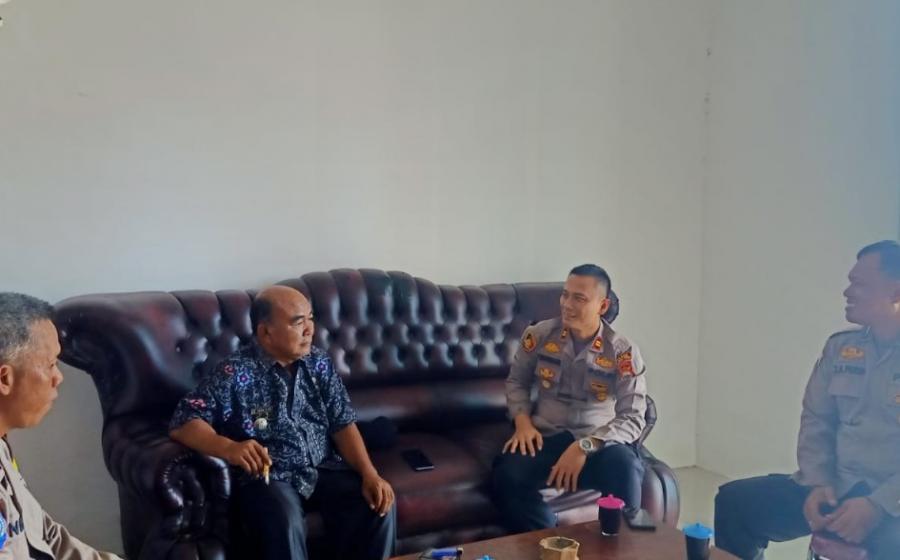 Melalui Cooling System, Ketahun Sampaikan Pesan Kamtibmas kepada Camat