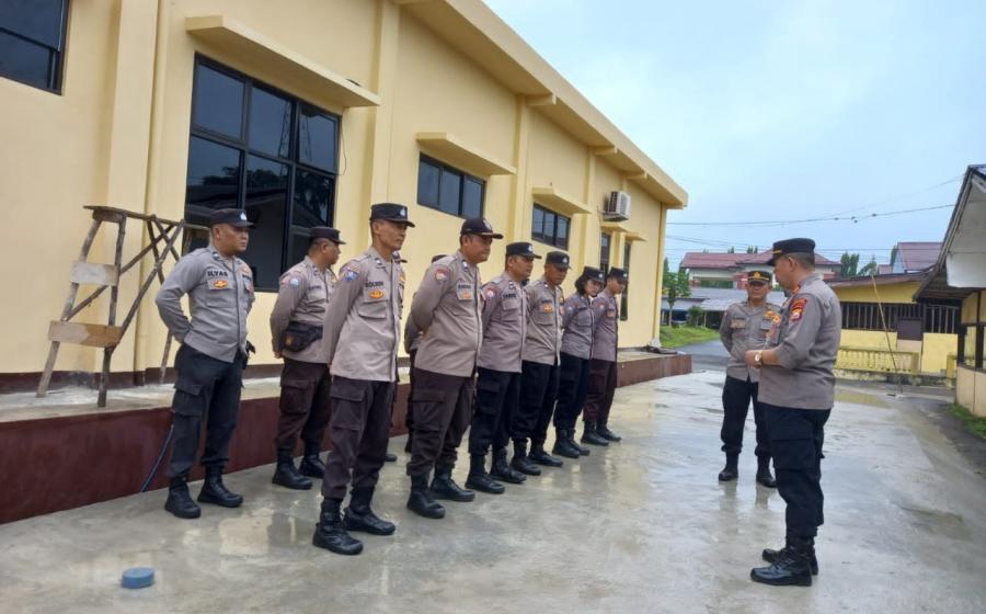 Kasat Binmas Polres Bengkulu Utara Pimpin Apel Fungsi Tingkatkan Kinerja dan Disiplin