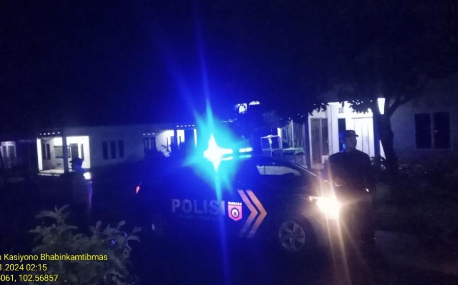 Antisipasi 3C, Polsek Curup Lakukan Patroli Malam