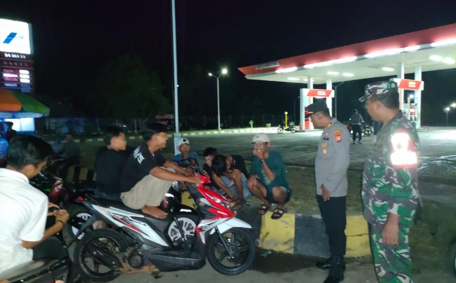 Sinergitas TNI-Polri, Polsek Lais dan Koramil Lais Laksanakan Patroli Dialogis Gabungan