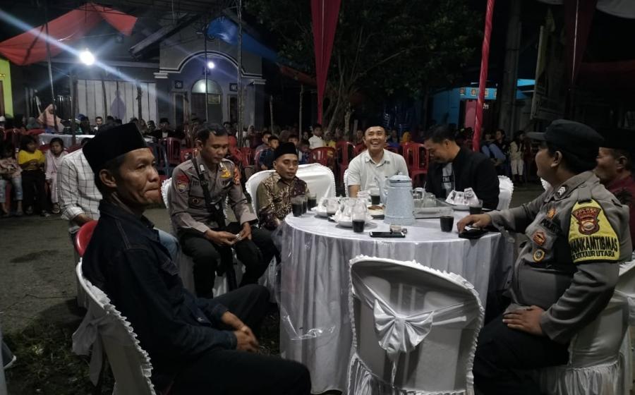Bhabinkamtibmas Polsek Kaur Utara Monitoring dan Sampaikan Imbauan kepada Warga yang Mengadakan Pesta Pernikahan di Desa Talang Jawi II 