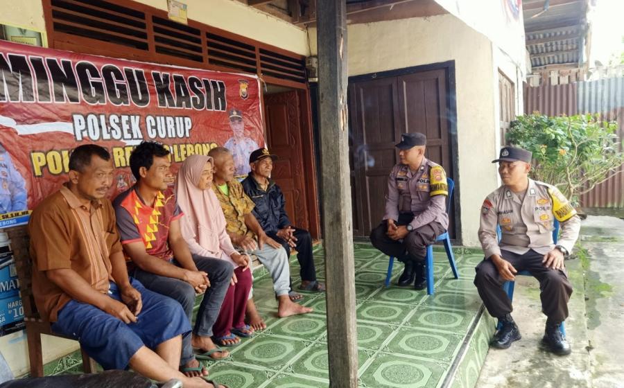 Polsek Curup Gelar Minggu Kasih di Kelurahan Simpang Nangka 