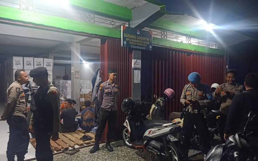 Cipta Kondisi, Polres Kaur Patroli Gabungan di Seputaran Wilkum