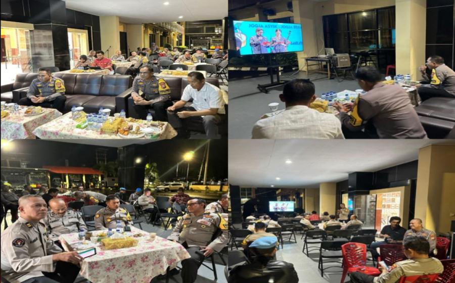 Kapolresta Bengkulu Nobar Kegiatan Kapolri dalam Pameran Lukisan dan Pentas Musik di Yogyakarta