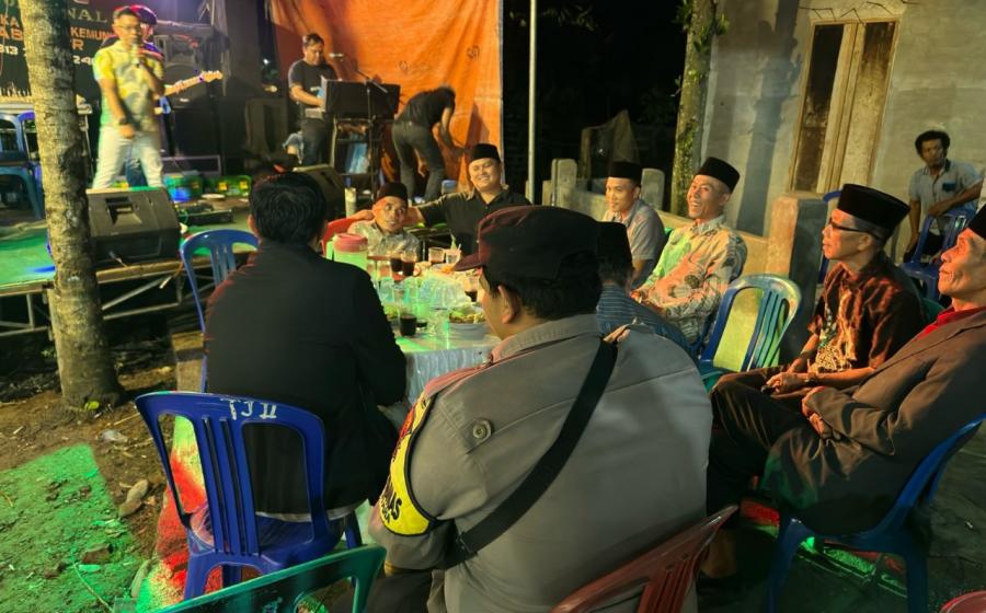 Monitoring Kegitan Pesta Pernikahan, Polsek Kaur Utara Sampaikan Imbauan Kamtibmas 