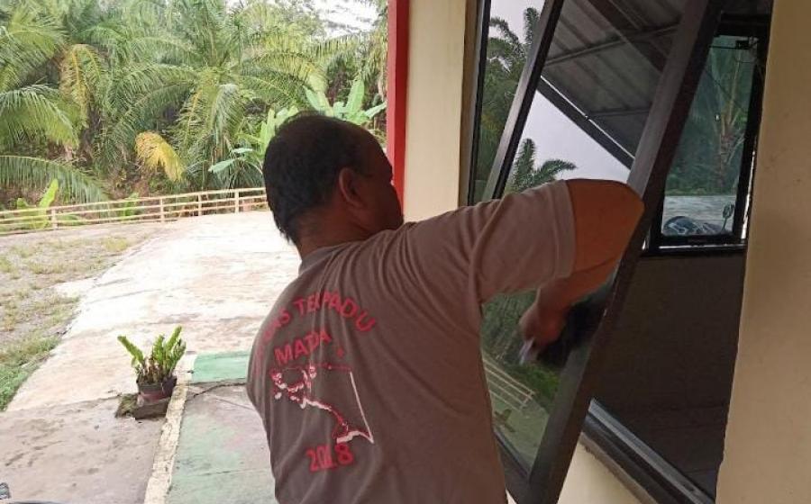 Tunjukan Rasa Kepedulian Terhadap Lingkungan, Personel Polsek Muara Sahung Laksanakan Kurvei Kebersihan Mako 