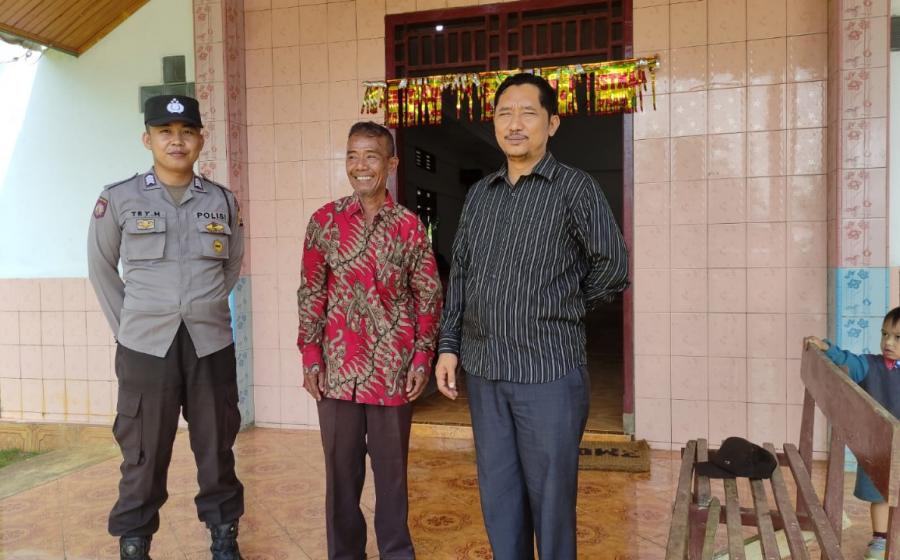 Polsek Giri Mulya Pastikan Keamanan, Kegiatan Ibadah Minggu di Gereja