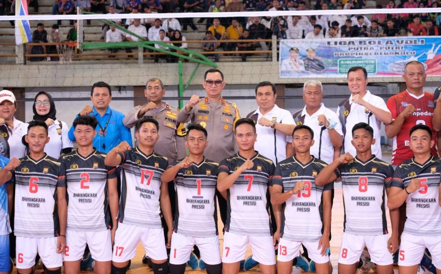 Kapolda Bengkulu Secara Resmi Buka Turnamen Voli Kapolda Cup 2024